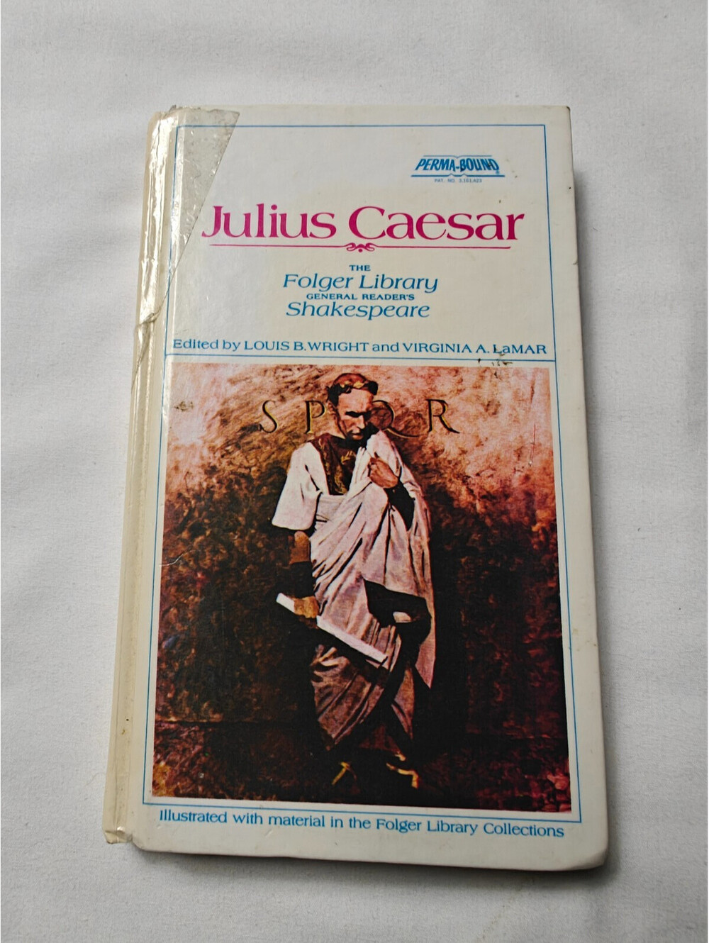 Julius Caesar Folger Library Shakespeare Hardcover 1959 Washington Square Press